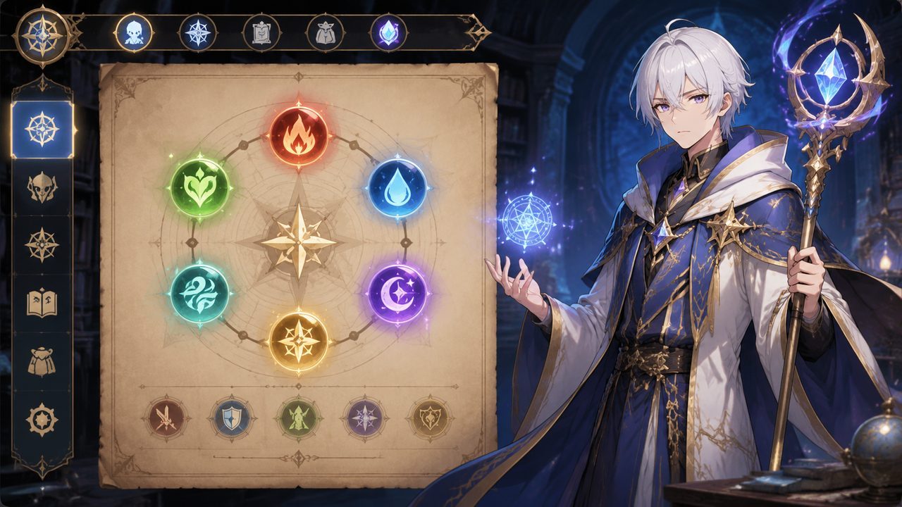 魔法师露娜 角色养成 场景图 2