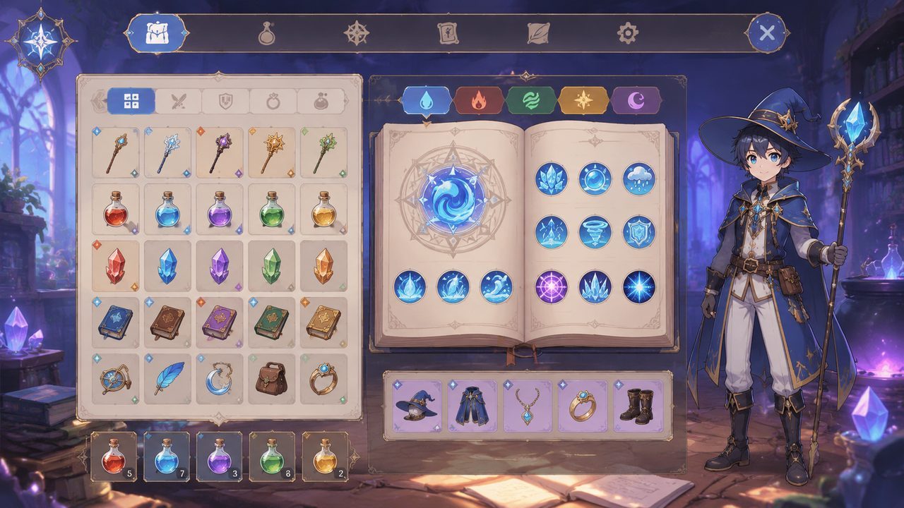 魔法师露娜 操作界面 专题图 3